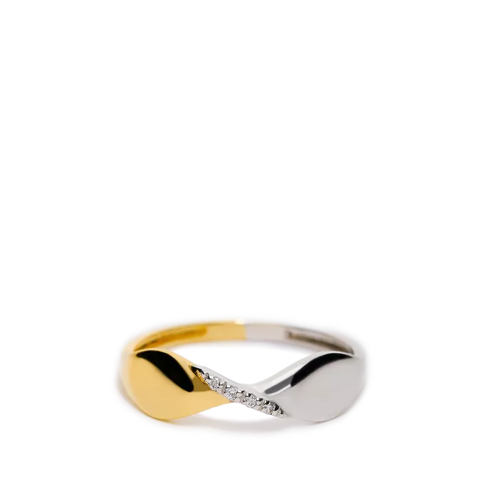 Anillo diamante oro 18 quilates