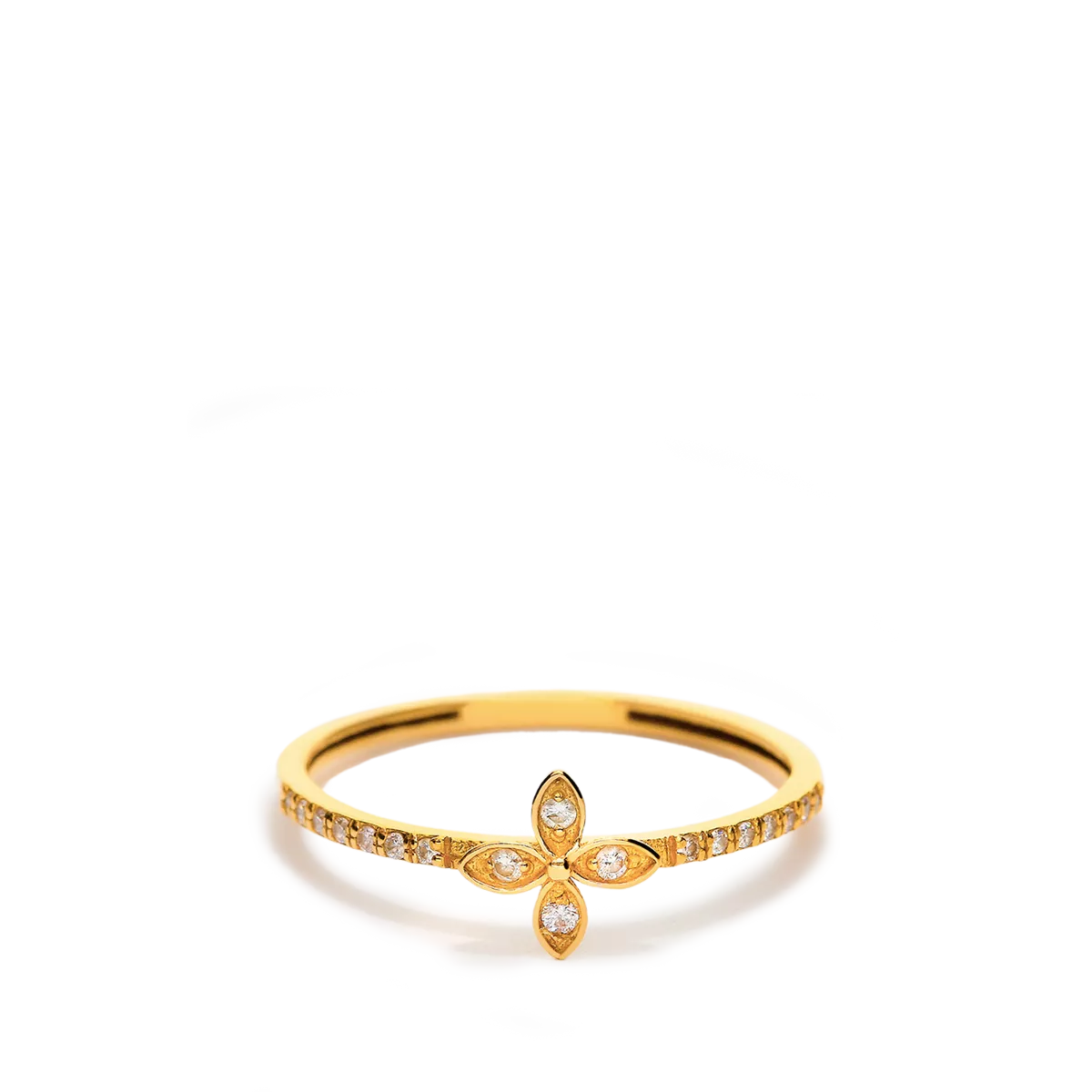 Anillo diamante oro 18 quilates