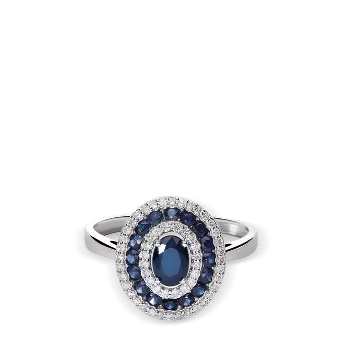 Anillo diamante oro 18 quilates IMPERIAL SAPPHIRE