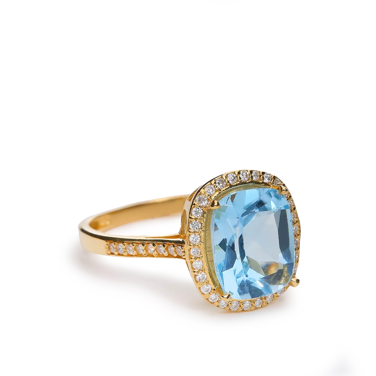 Anillo diamante natural oro 18 quilates COUNTESS