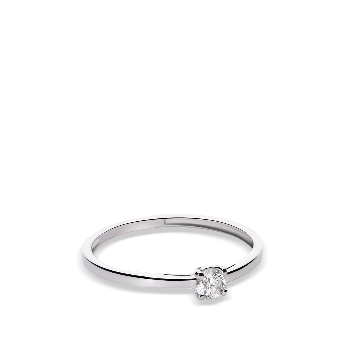 18k gold diamond ring MOON