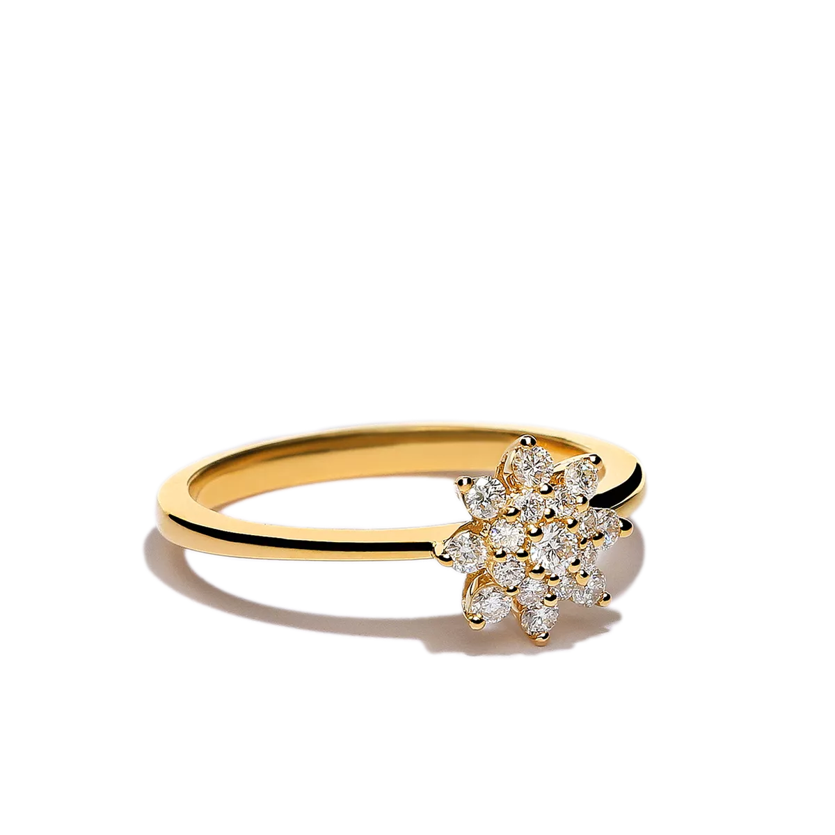 18k gold diamond ring