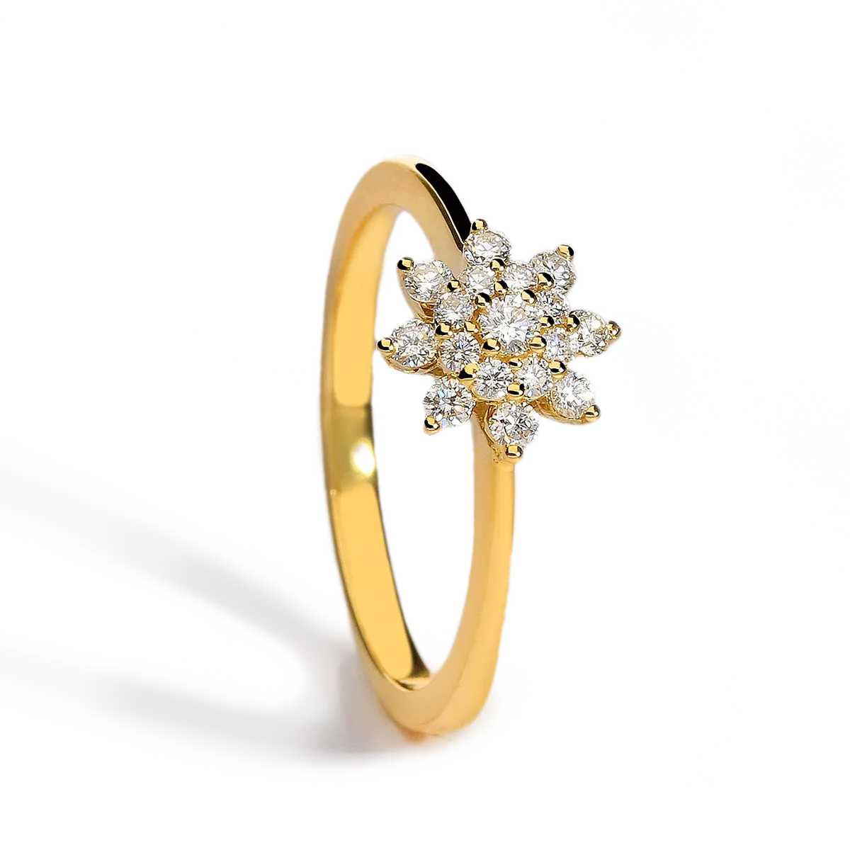 18k gold diamond ring