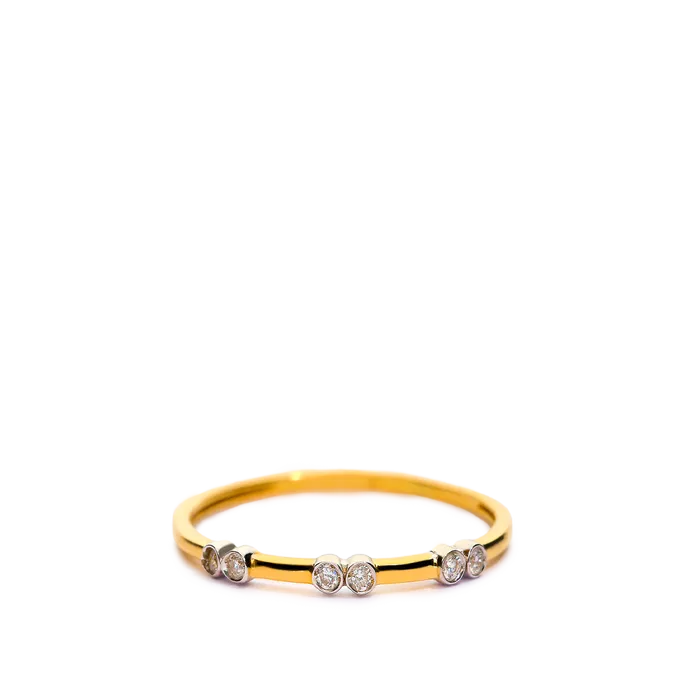 Anillo diamante oro 18 quilates