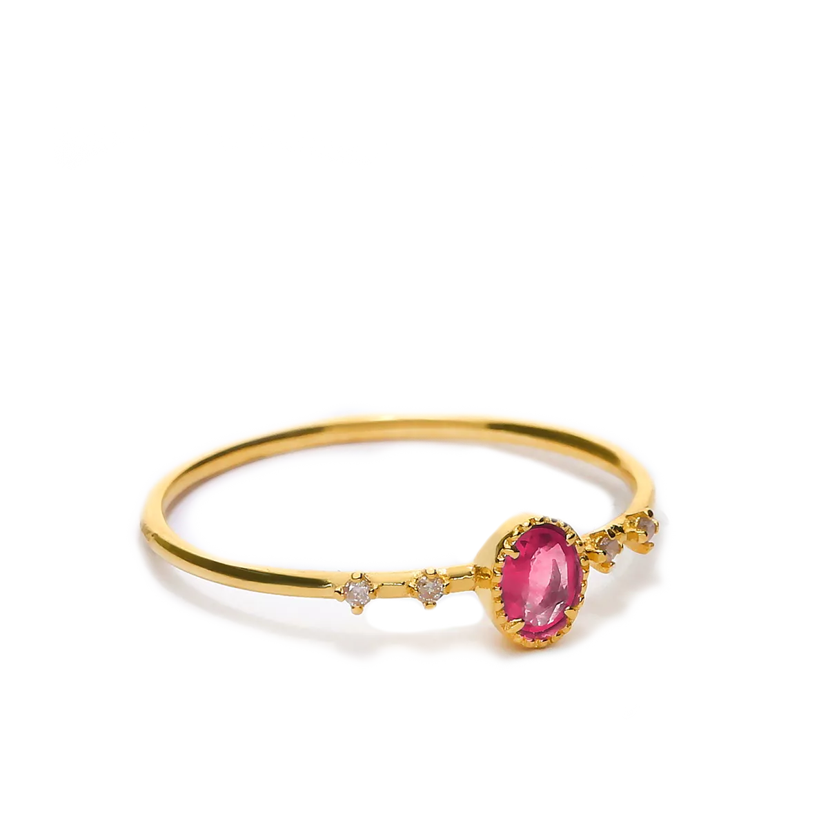 Anillo diamante oro 18 quilates MAGMA