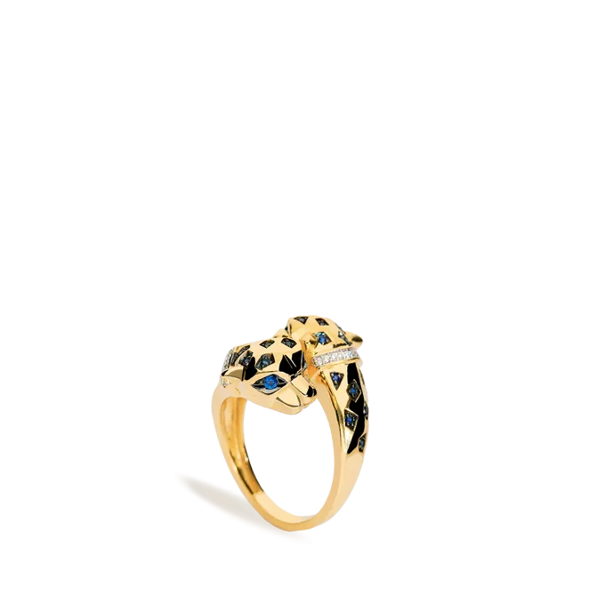 Anillo diamante oro 18 quilates LEOPARD