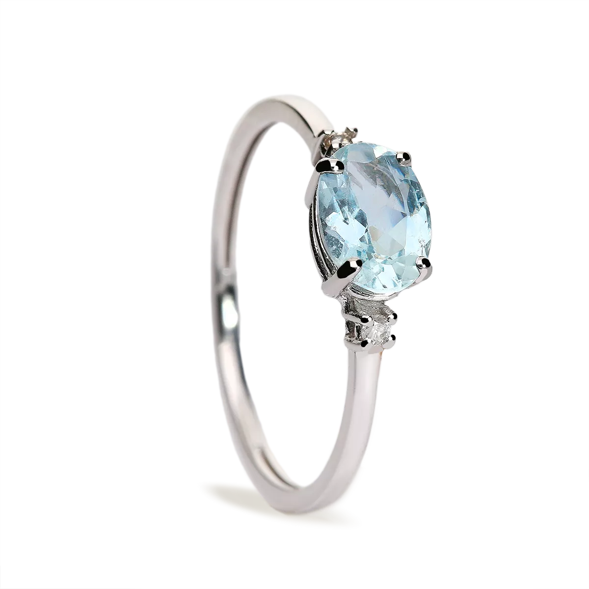 18k gold diamond ring GLACIER