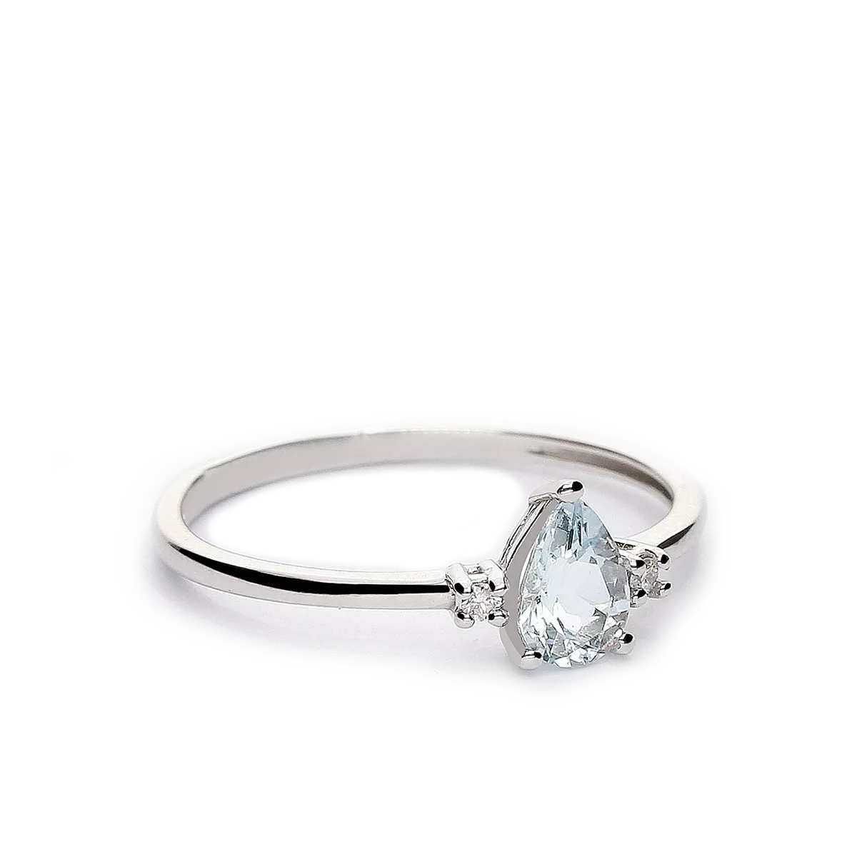 Anillo diamante oro 18 quilates GLACIER