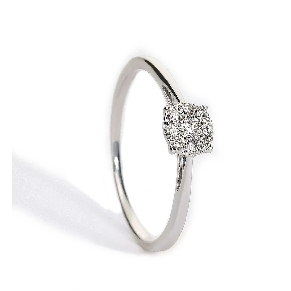 Anillo diamante oro 18 quilates