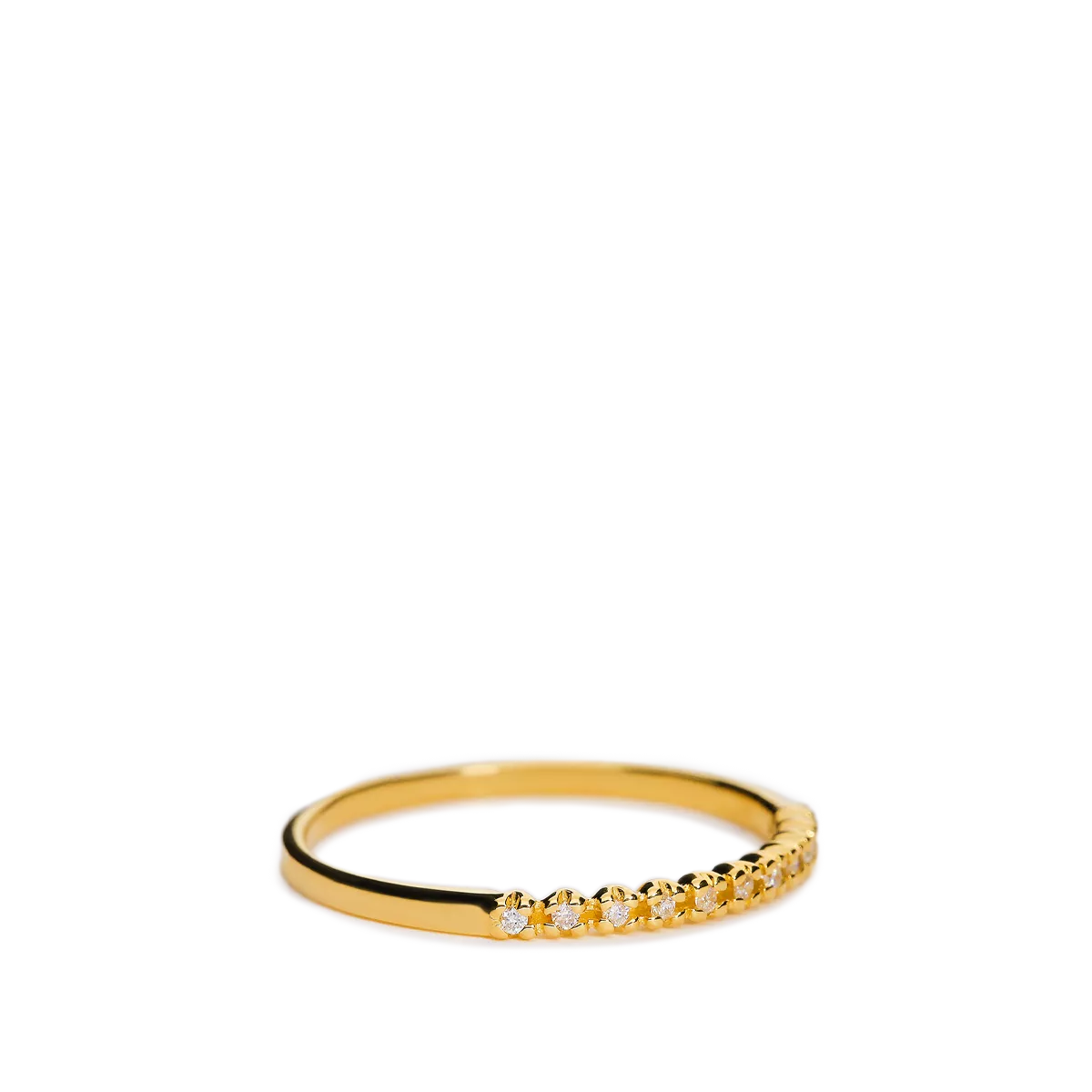 Anillo diamante natural oro 18 quilates STARS
