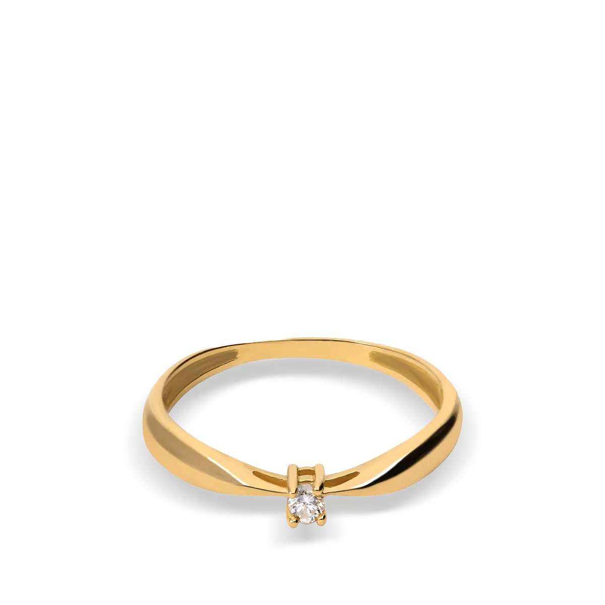 Anillo diamante oro 18 quilates