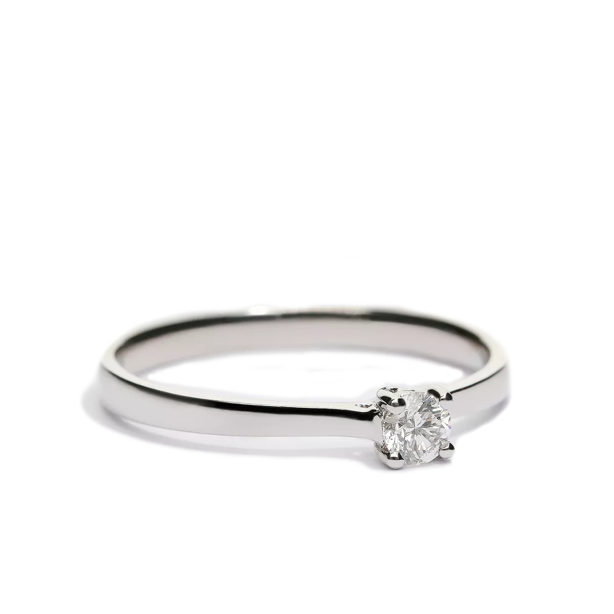 18k gold diamond ring MOON