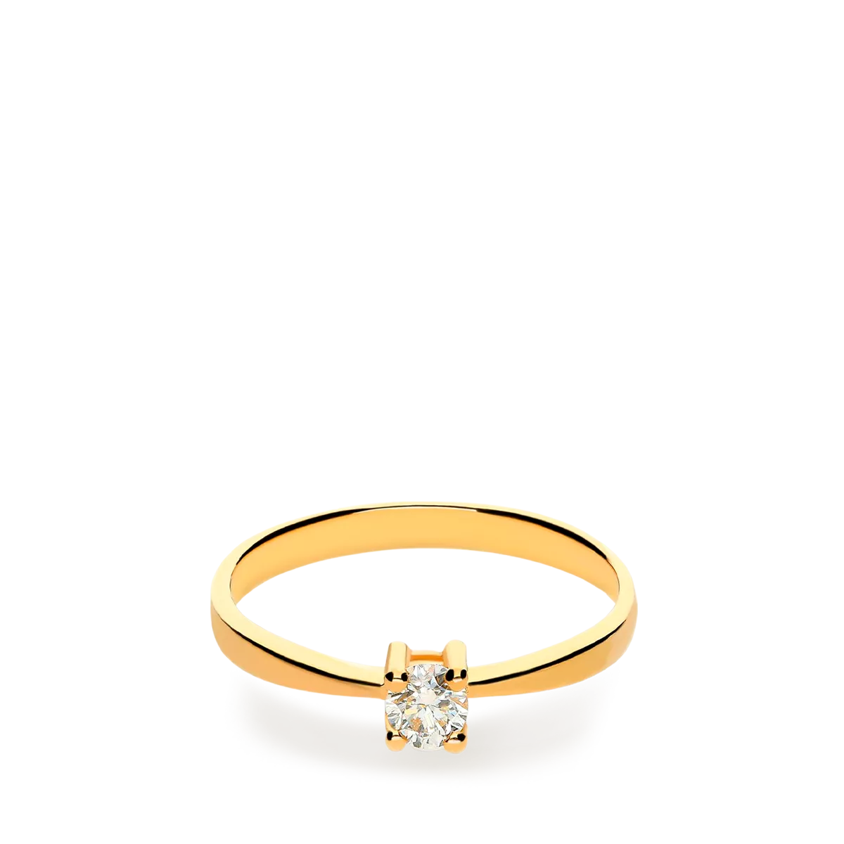 Anillo diamante oro 18 quilates