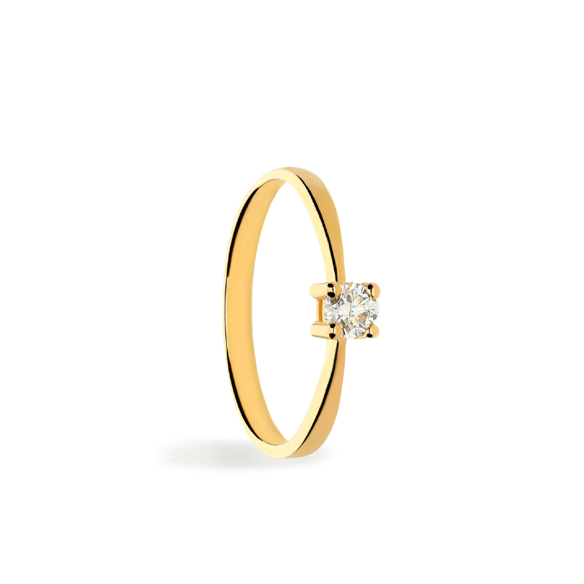 18k gold diamond ring SUN