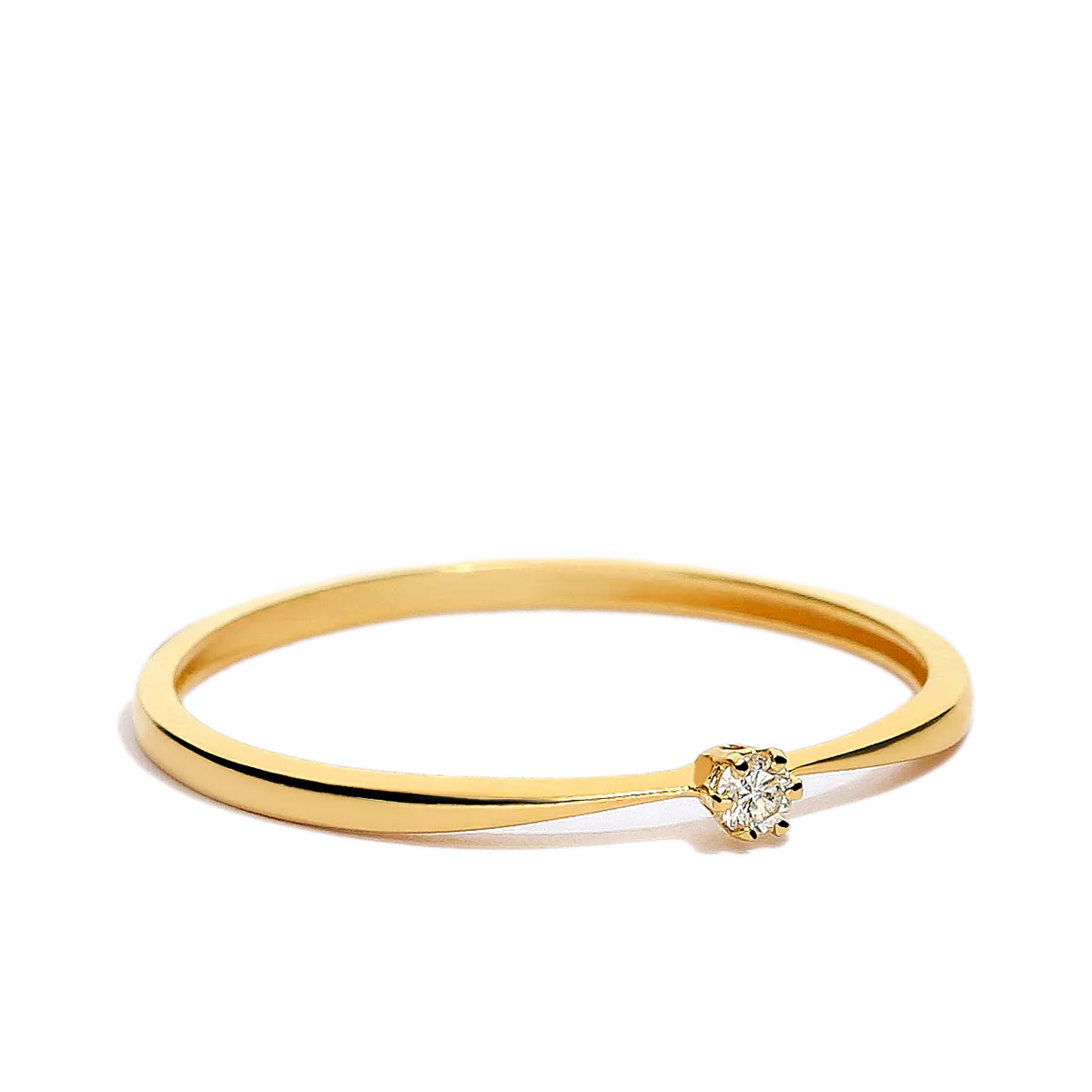 18k gold diamond ring SUN