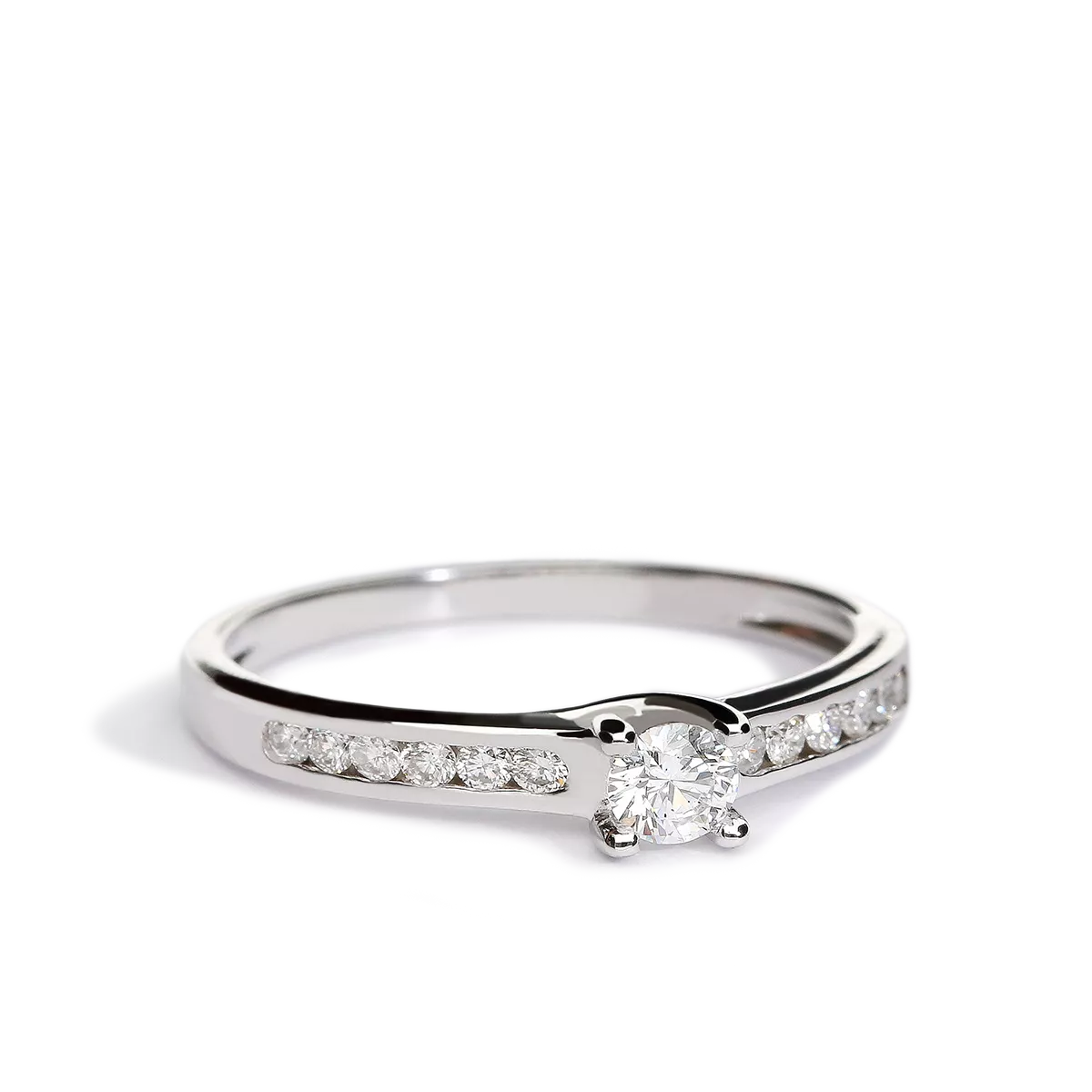 Anillo diamante oro 18 quilates