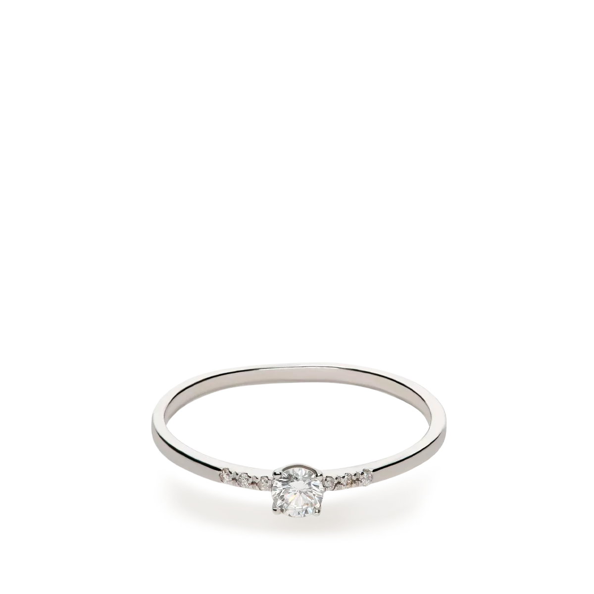 Anillo diamante oro 18 quilates