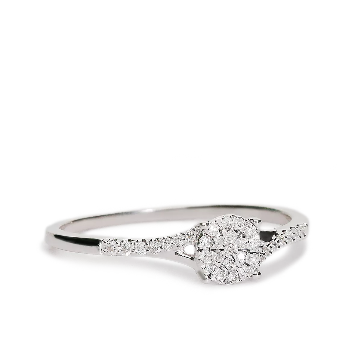 18k gold diamond ring