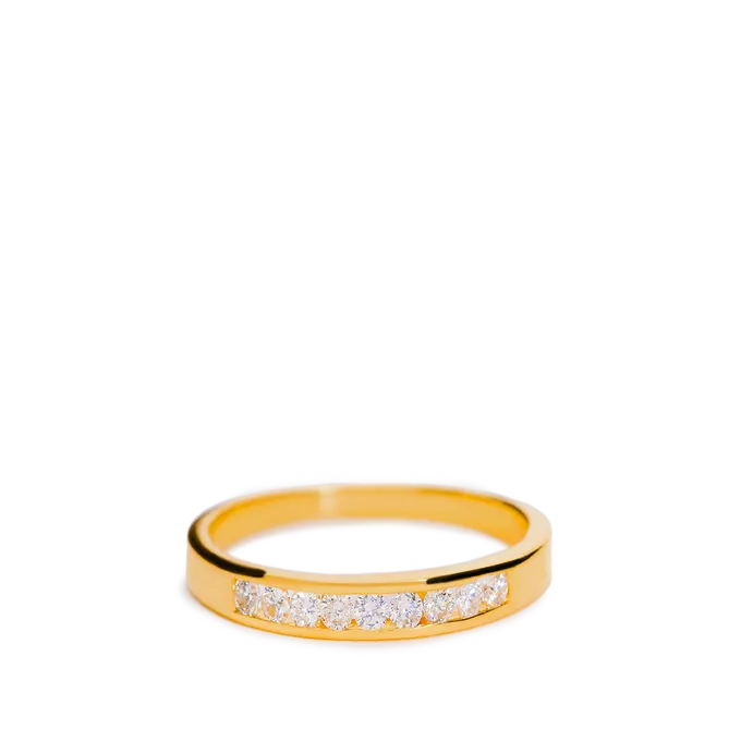 Anillo diamante oro 18 quilates