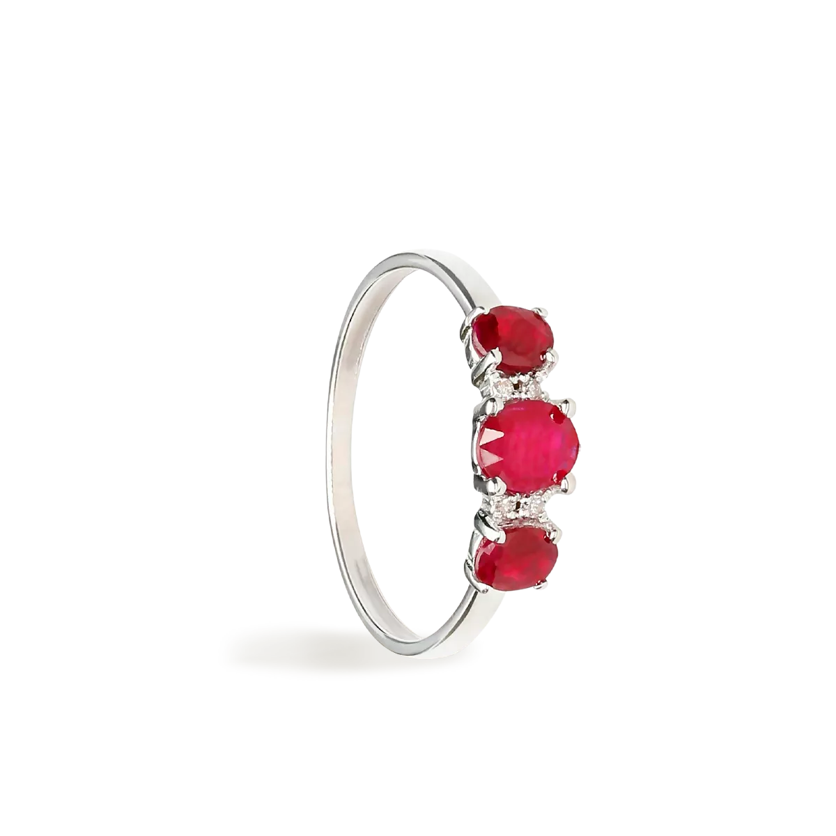 18k gold diamond ring FLAME