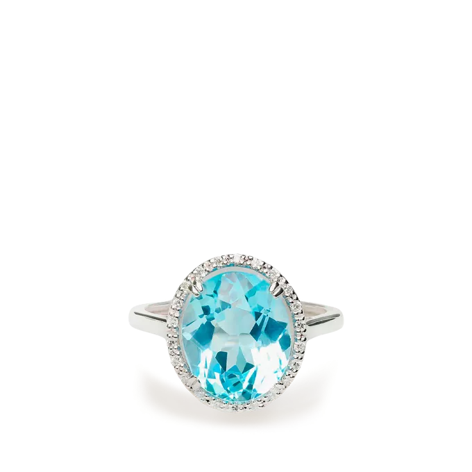 Anillo diamante oro 18 quilates OCEAN