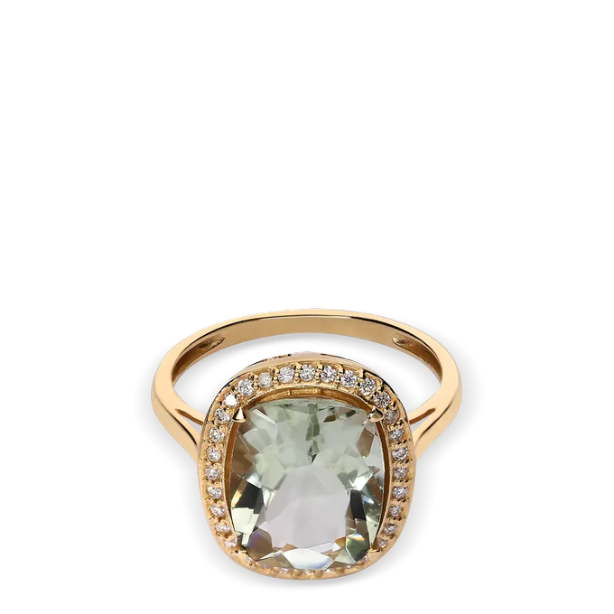 Anillo diamante oro 18 quilates