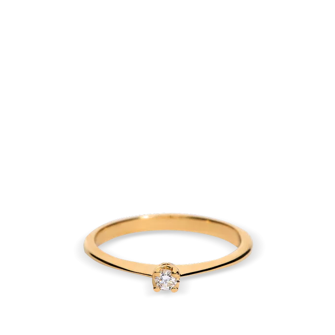 18k gold diamond ring