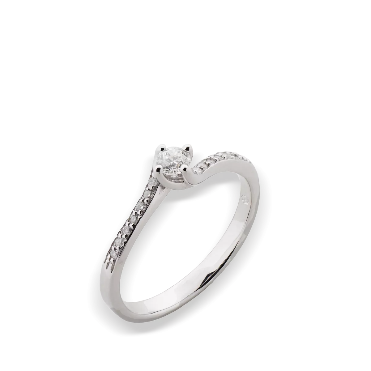 Anillo diamante oro 18 quilates