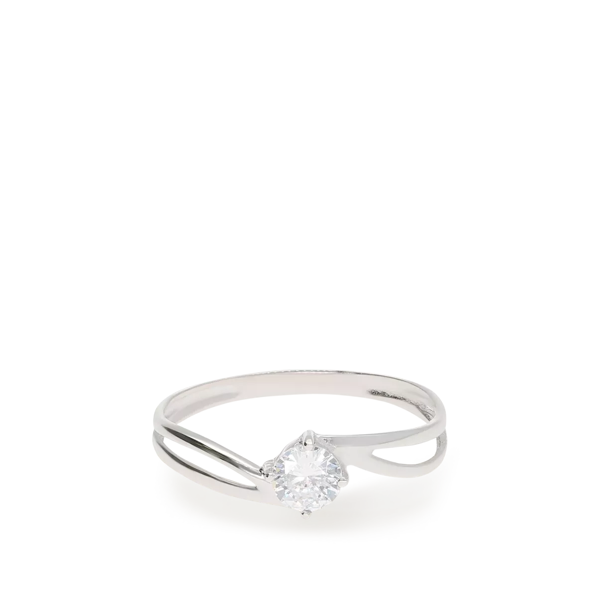 Anillo oro blanco 18 quilates