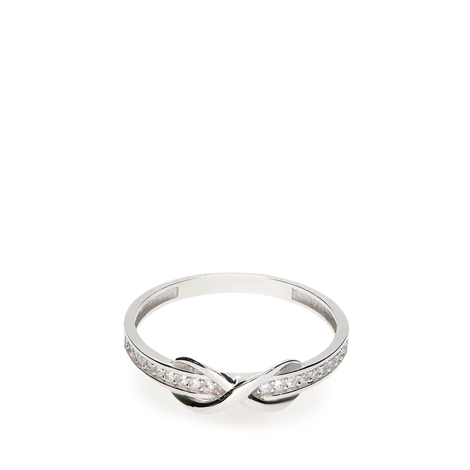 Anillo oro blanco 18 quilates