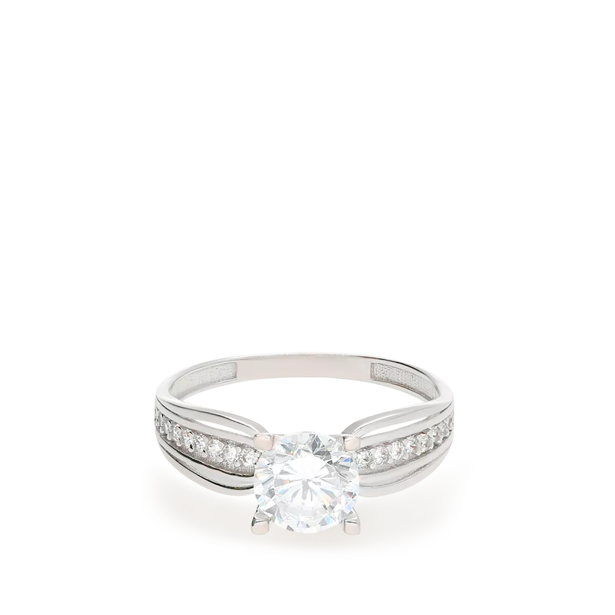 Anillo oro blanco 18 quilates