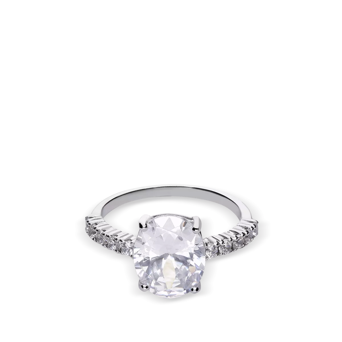 Anillo oro blanco 18 quilates