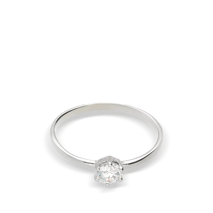 Anillo oro blanco 18 quilates