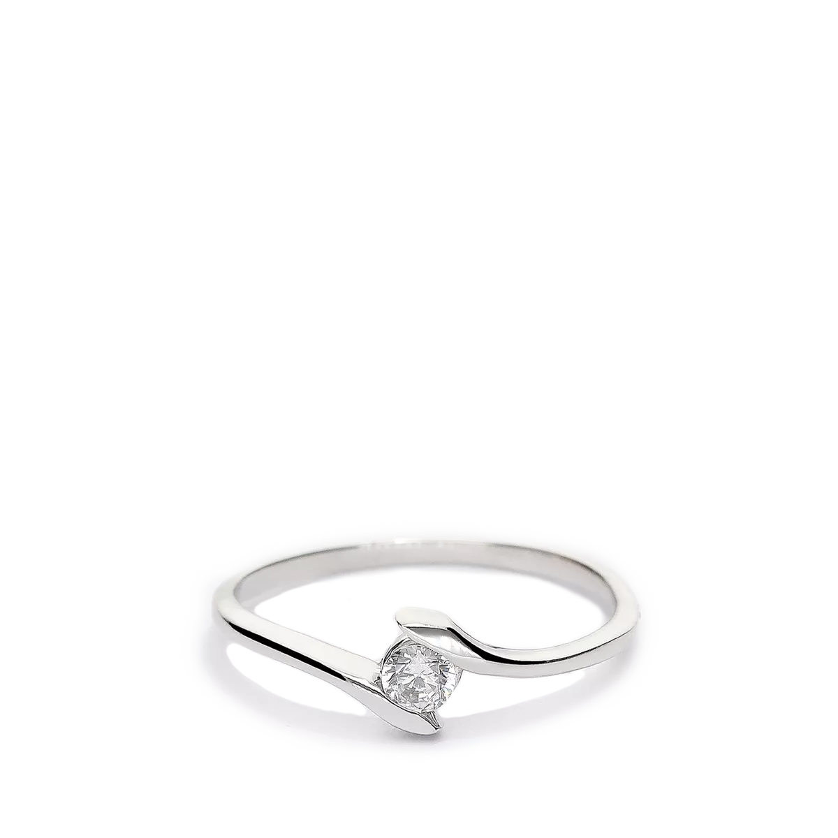 Anillo oro blanco 18 quilates