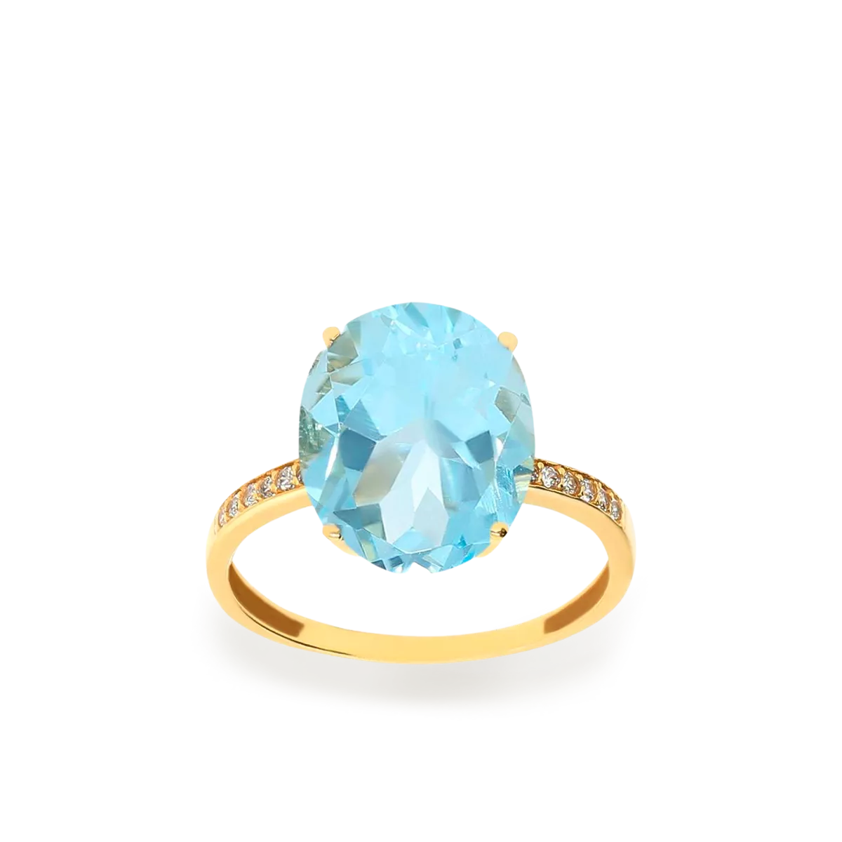 Anillo oro 18 quilates SPARKLING COLORS