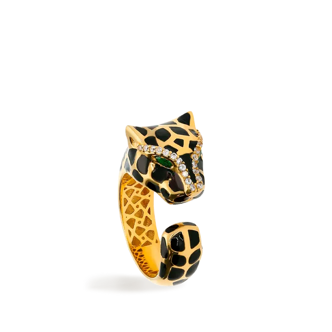 Anillo oro 18 quilates LEOPARD