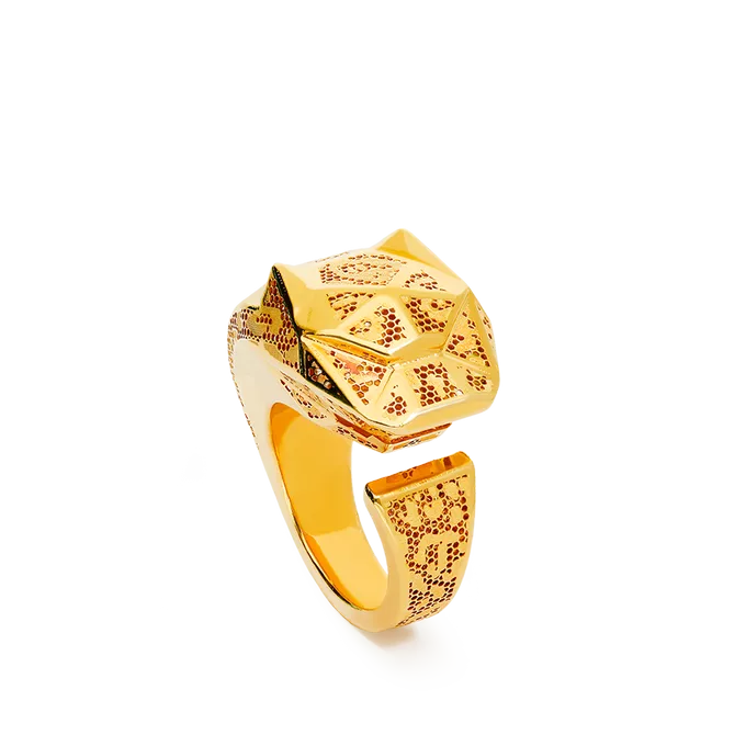 Anillo oro 18 quilates LEOPARD