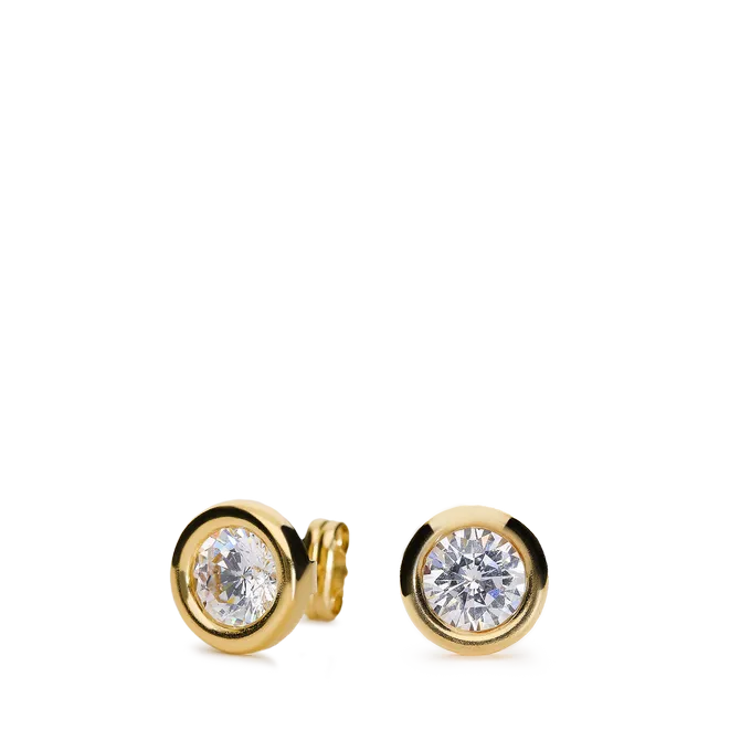 18k gold earrings