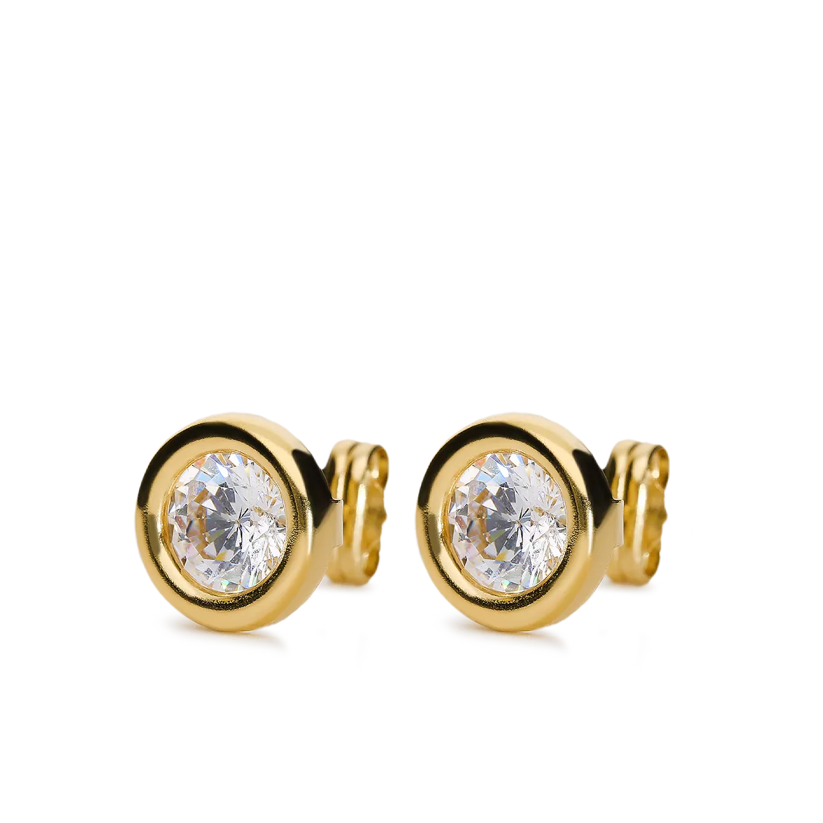 18k gold earrings