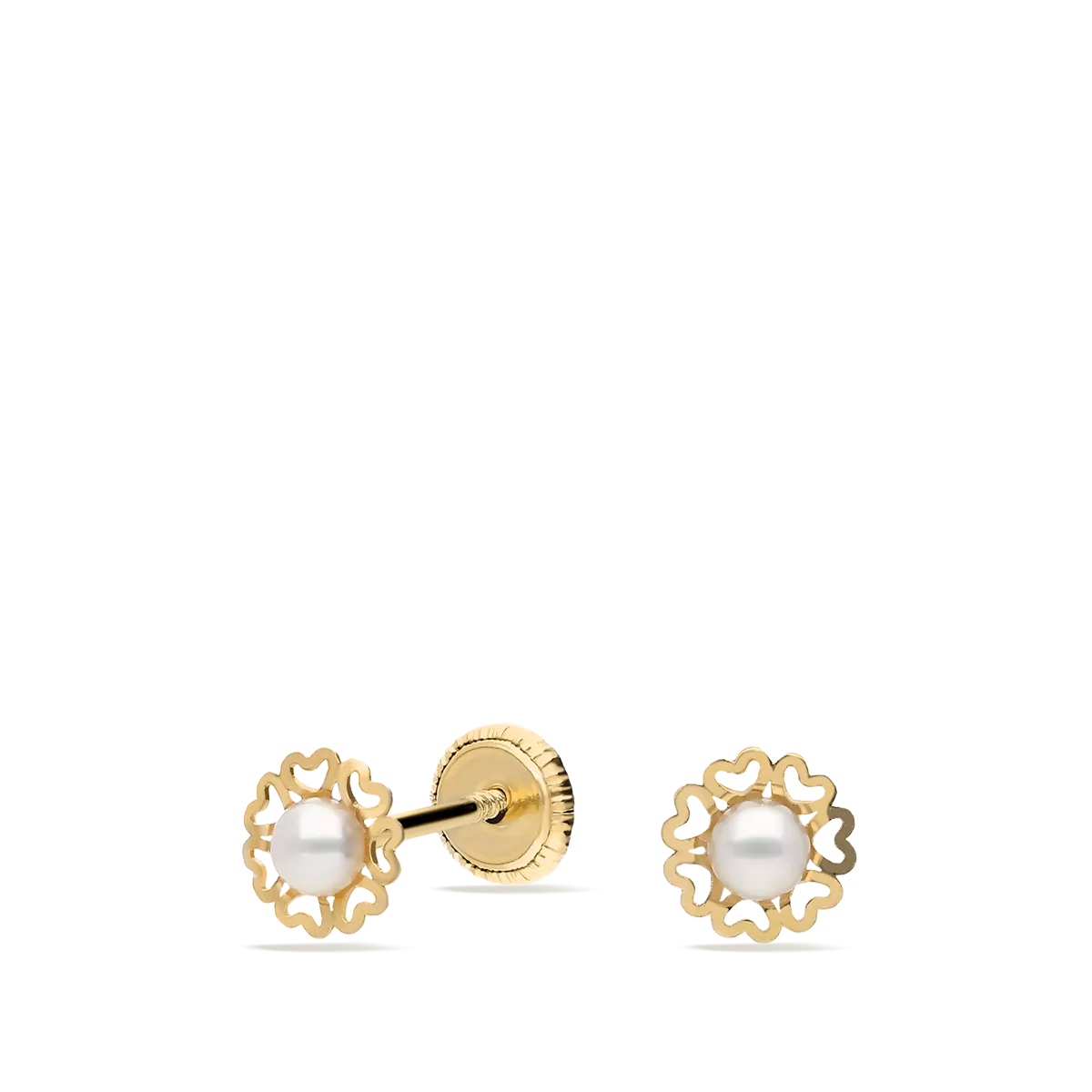 18k gold earrings