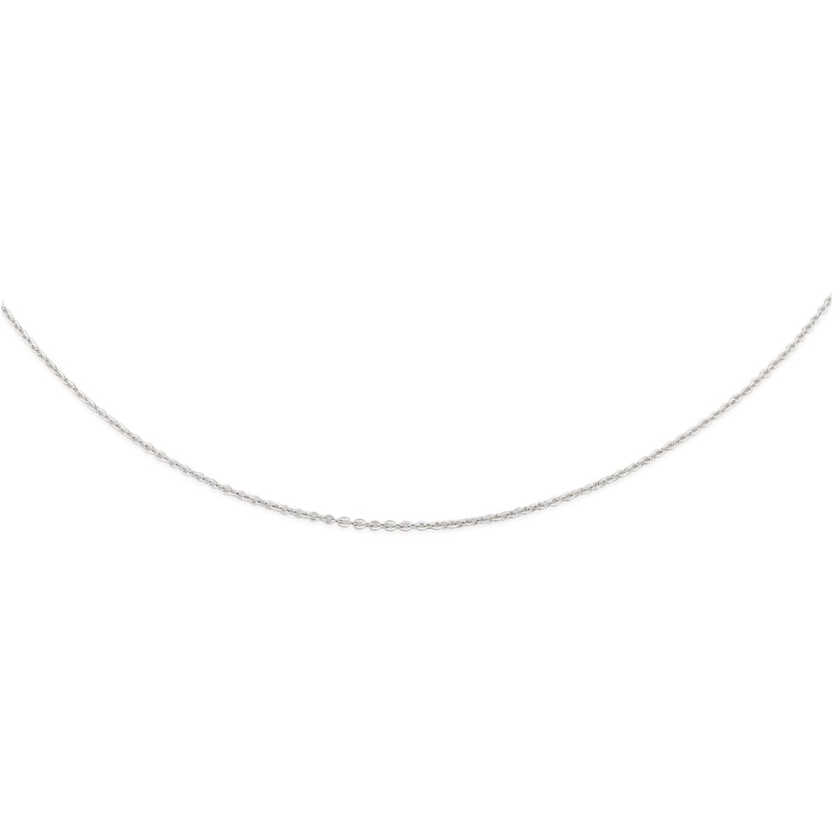 18k white gold chain