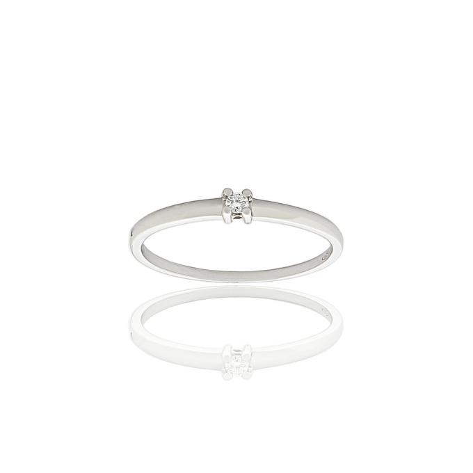 Anillo diamante oro 18 quilates MOON