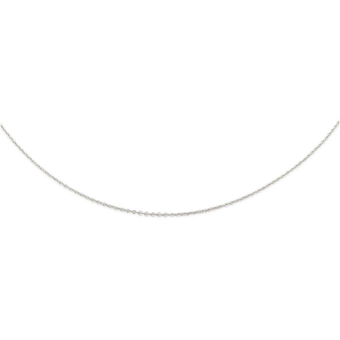 18k white gold chain